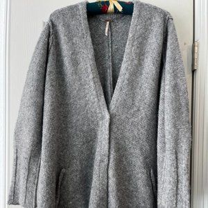 Free People Oversized Knit Sweater Cardigan Size Small